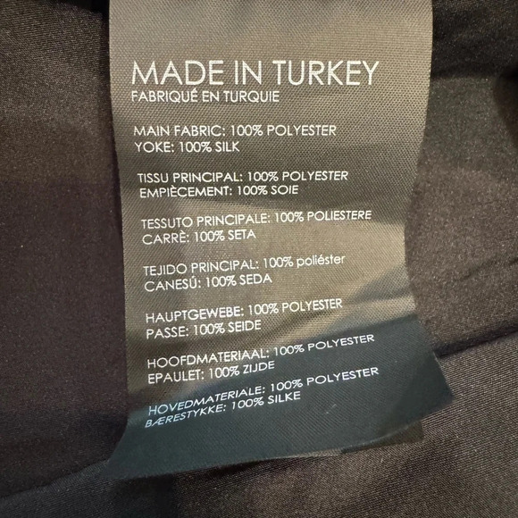 NWT Black Club Monaco Fit and Flare Black Dress Size 8 - Picture 4 of 10